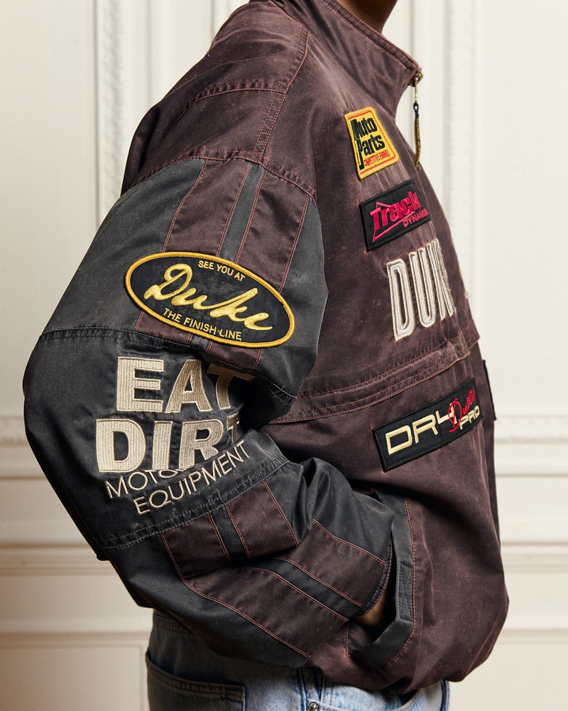 DR4 Trackside Vintage Mauve Bomber Jacket 7