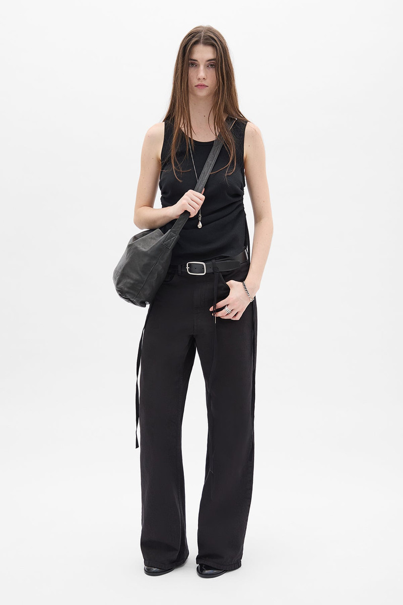 Mara Wrinkled Cropped Tank Top 4