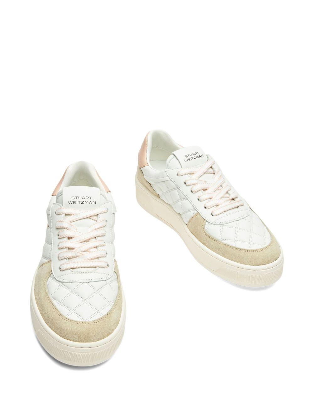 quilted platform trainers - 2