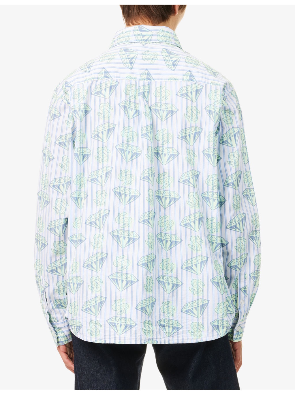Glow Striped Relaxed-Fit Cotton Shirt - 4