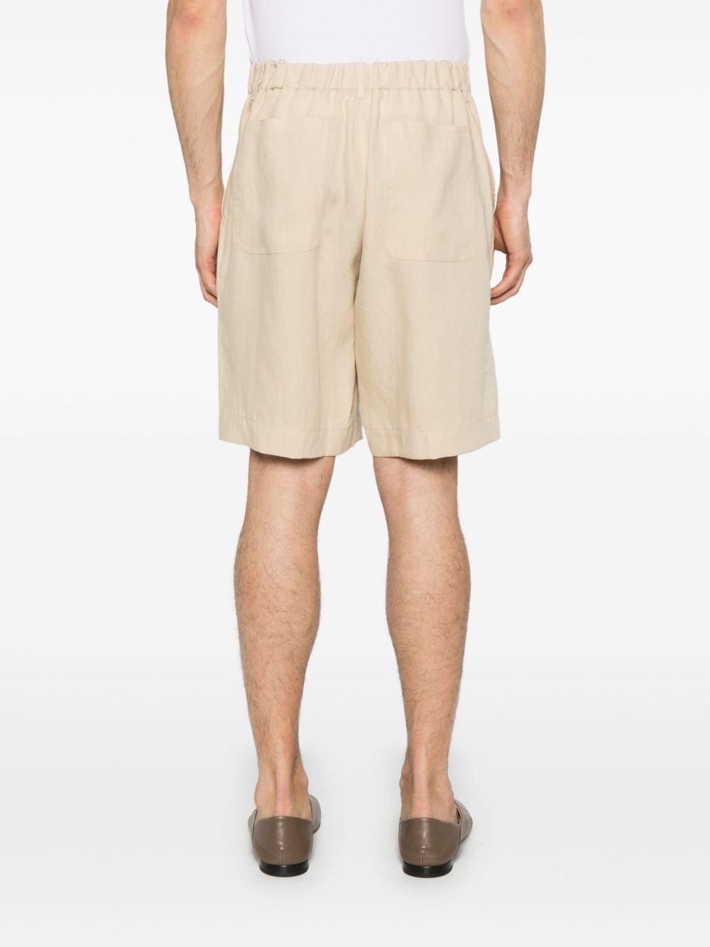 linen shorts - 4