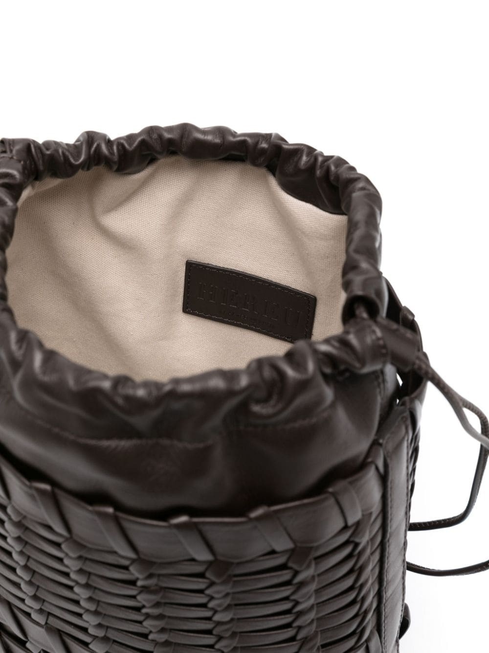 Trena leather bucket bag - 9