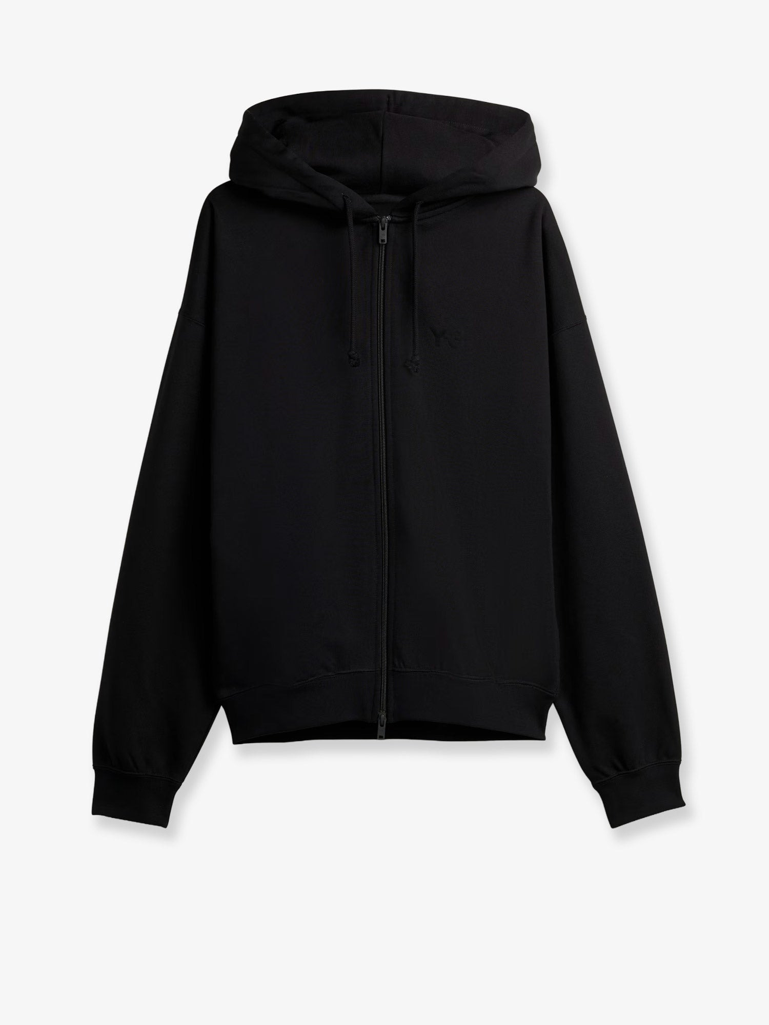 Adidas Y-3 Fl Zip Hoodie Cotton Blend Sweatshirt - 1