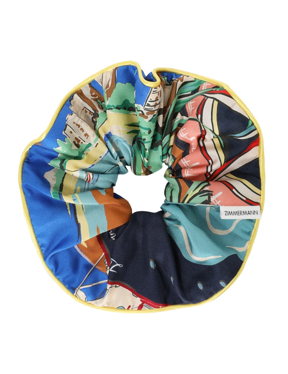 DOUBLE FACED SILK SCRUNCHIE - 1