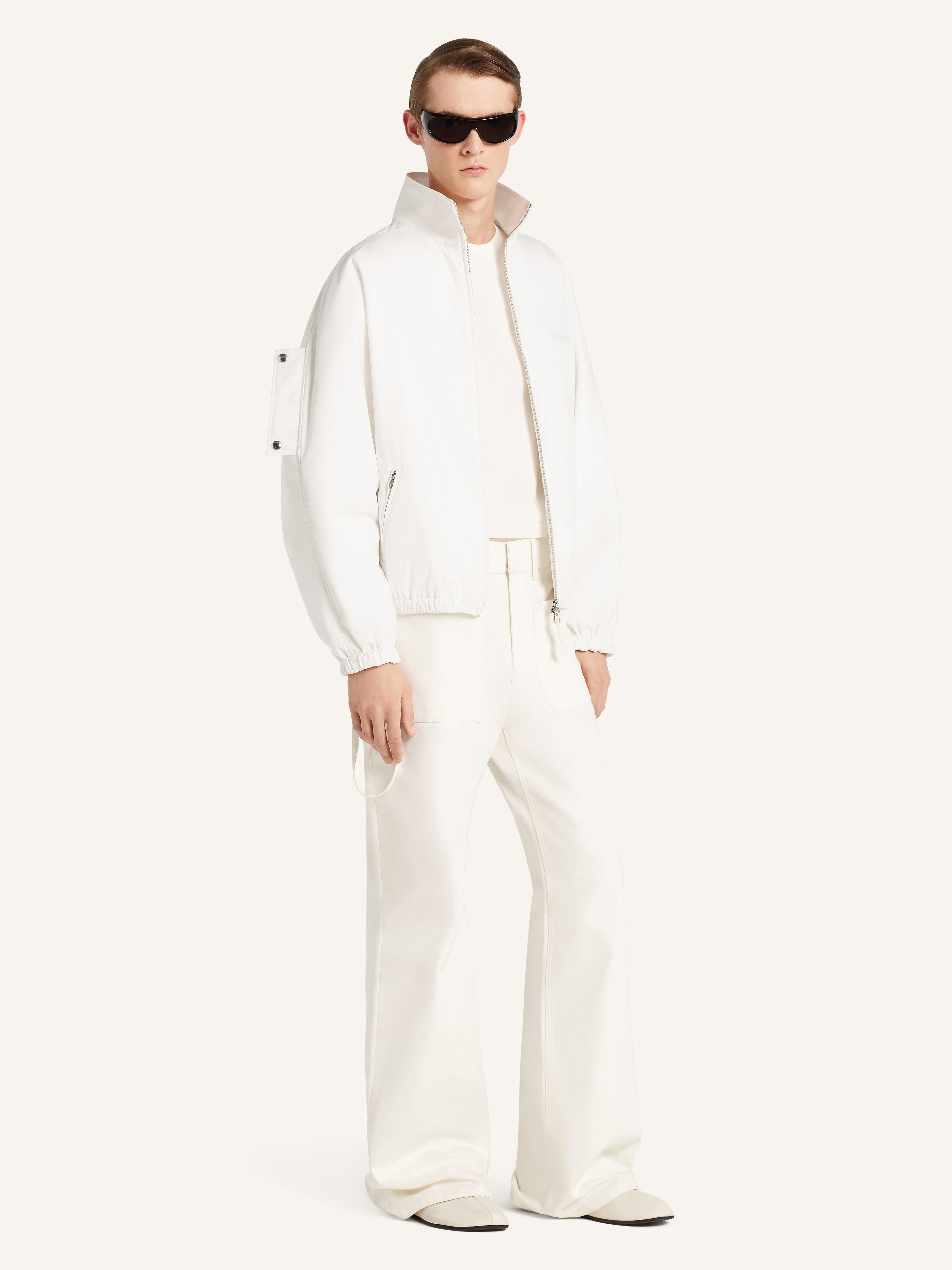 EMBROIDERED COTTON BOMBER - 4