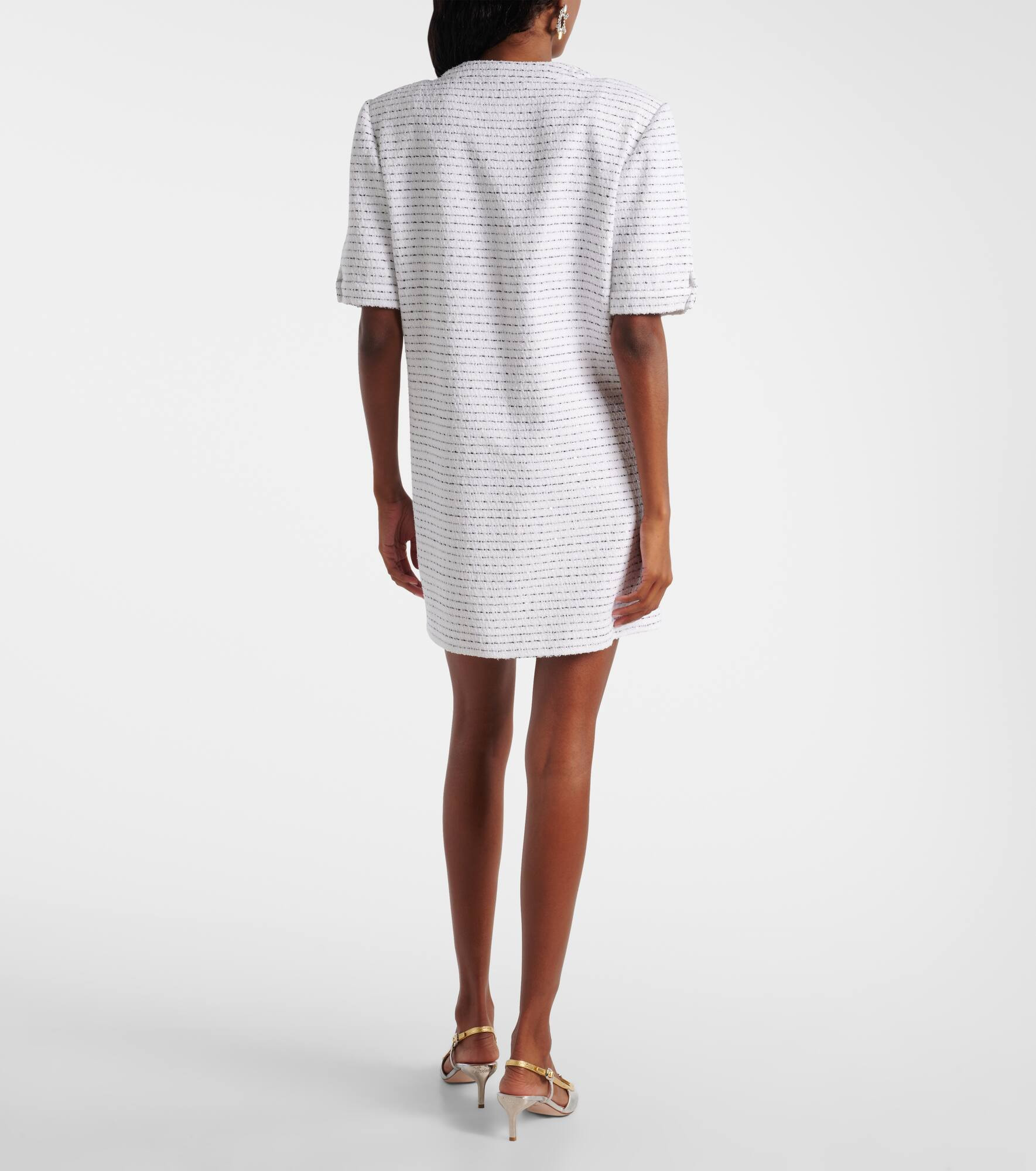 Sequined tweed minidress - 3