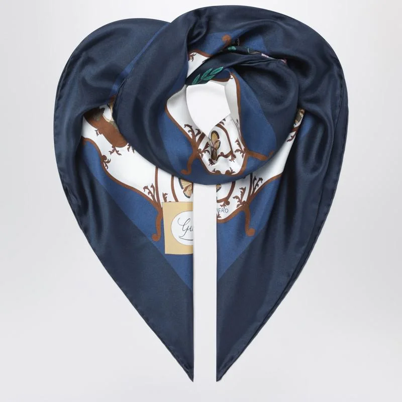 Gucci Midnight Printed Twill Scarf - 1