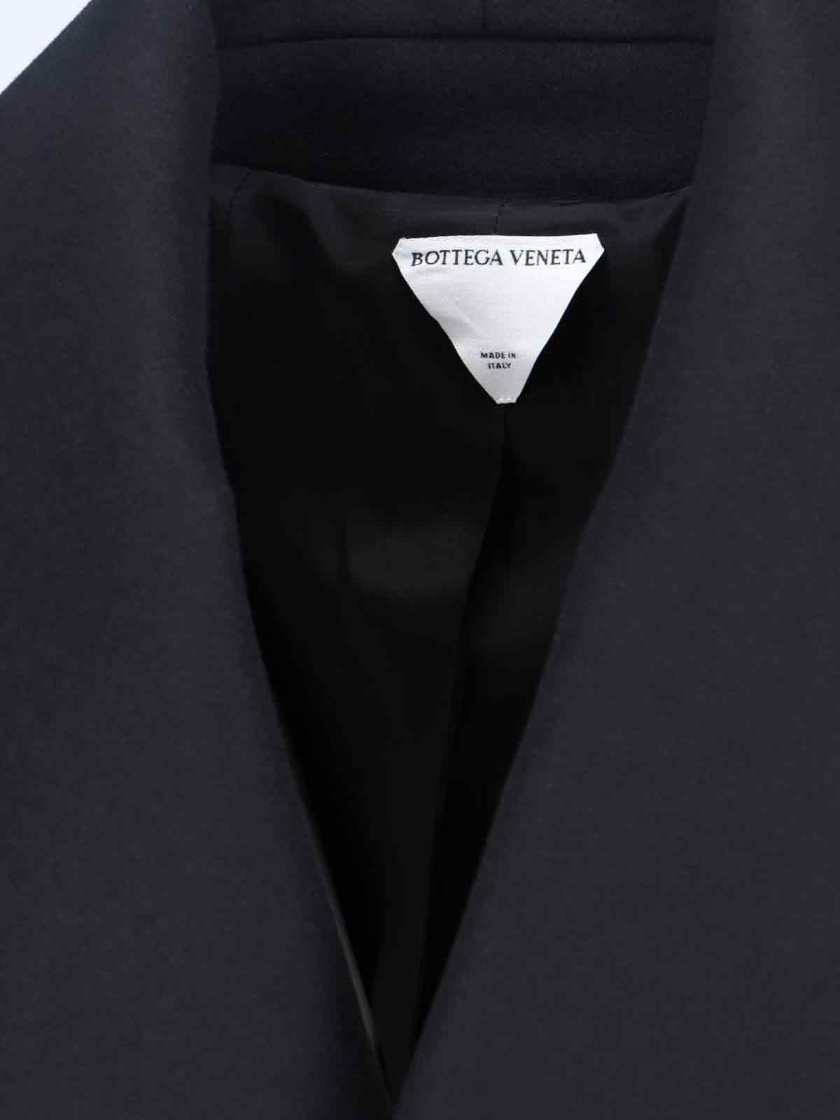 DOUBLE-BREASTED WOOL COAT - 4