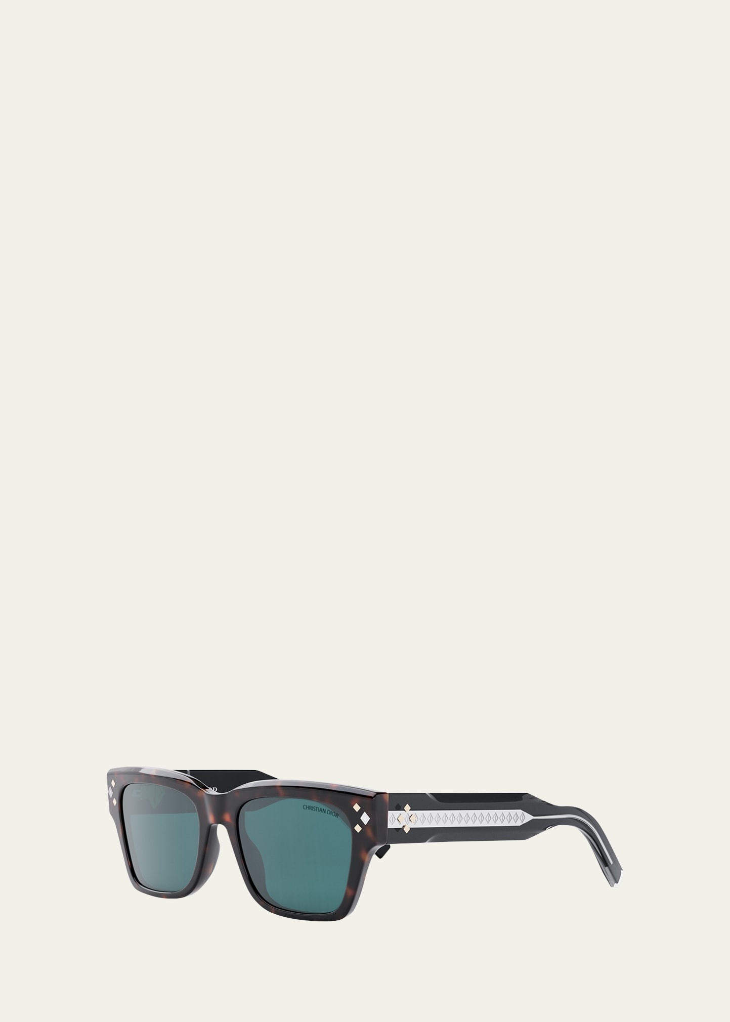 Men's CD-Diamond Rectangle Sunglasses - 2