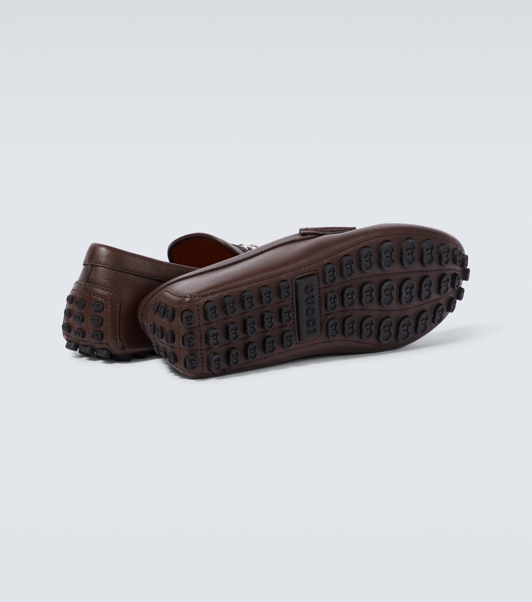 Horsebit leather driving shoes - 7