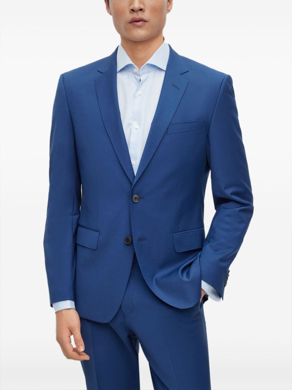 single-breasted suit jacket - 3