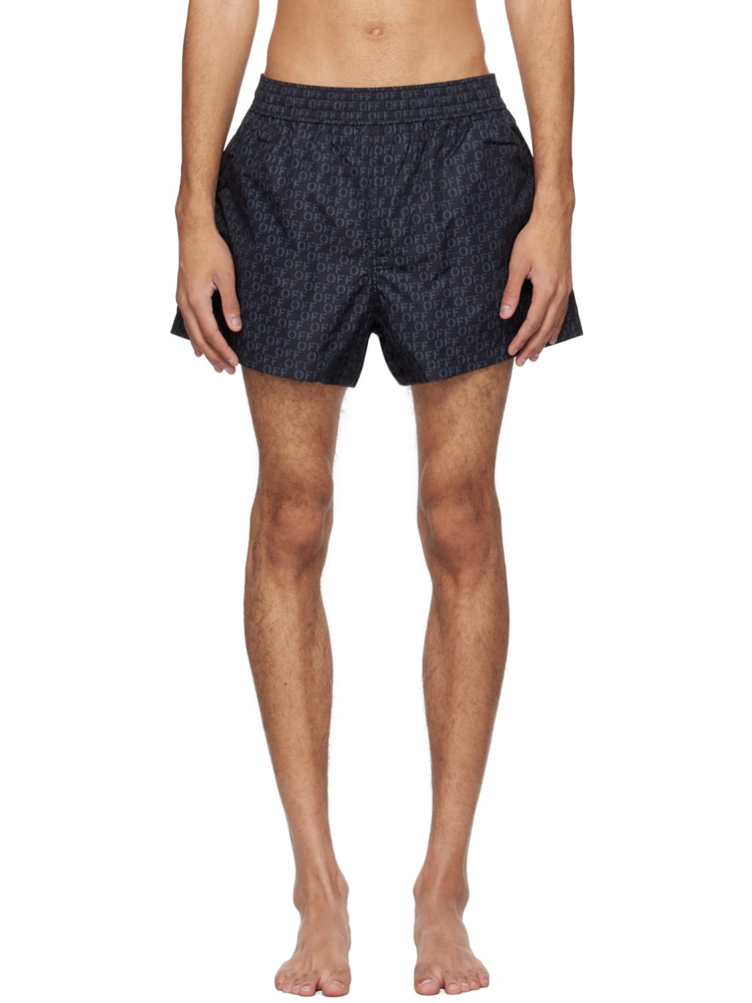 Black Off Ao Swim Shorts - 1