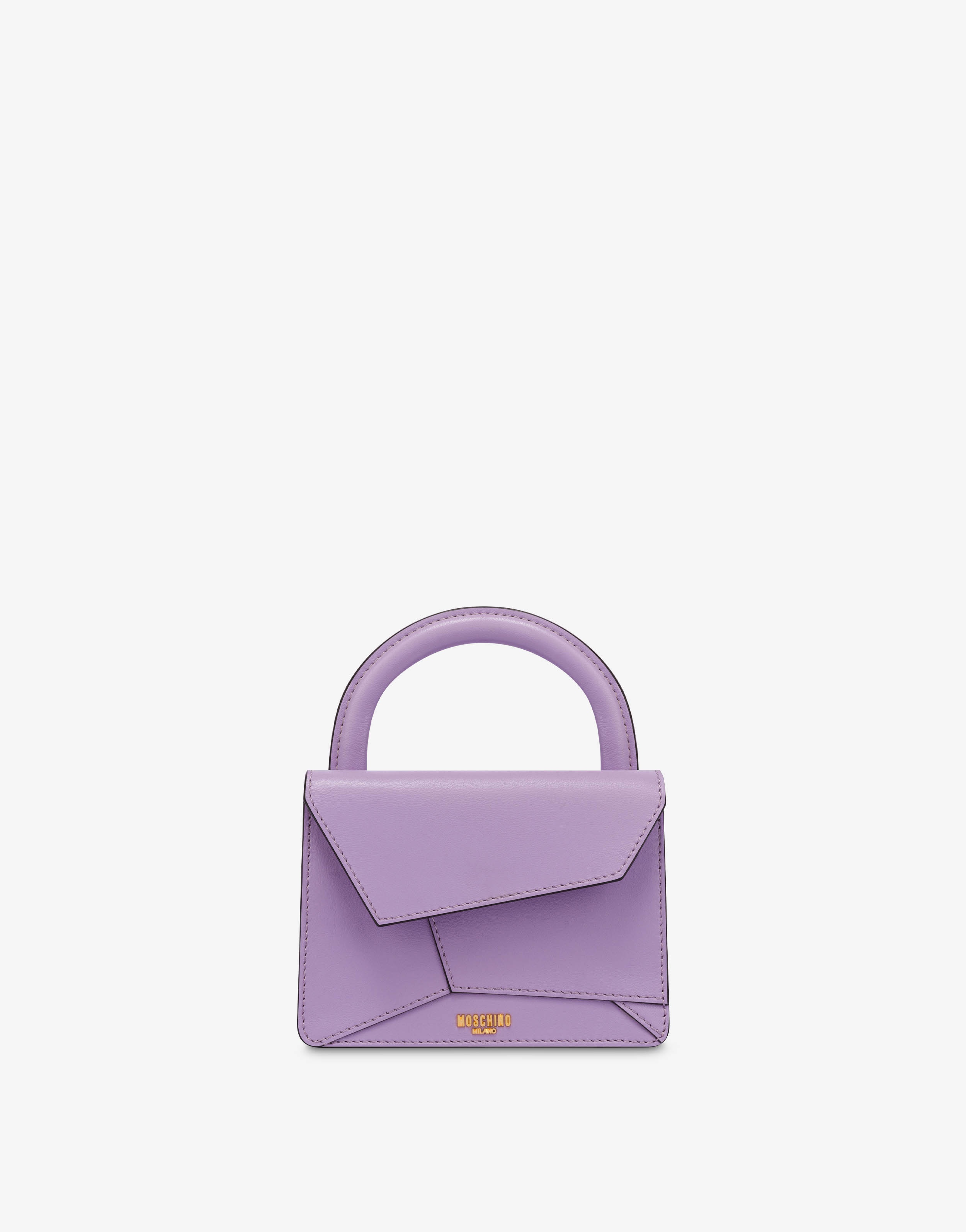 ASYMMETRICAL NAPPA LEATHER MINI BAG - 1