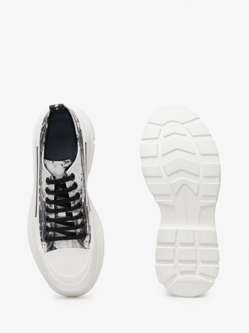 Men's Tread Slick Lace Up in Black/white - 4