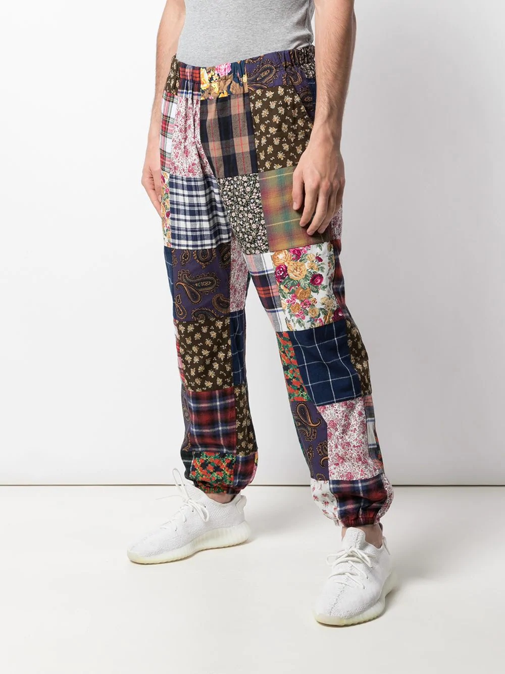 Patchwork track pants - 3