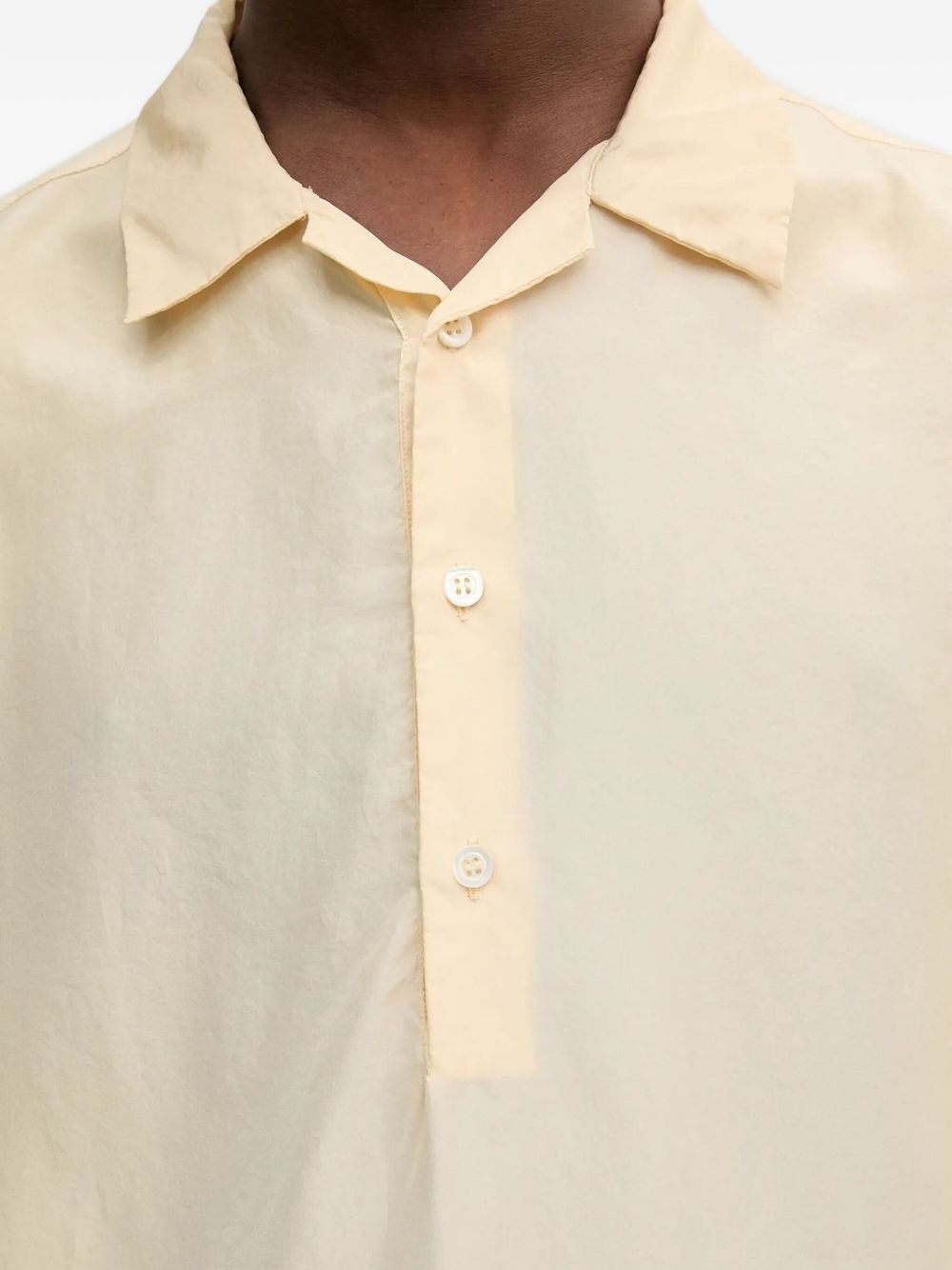 short-sleeve silk polo shirt - 5