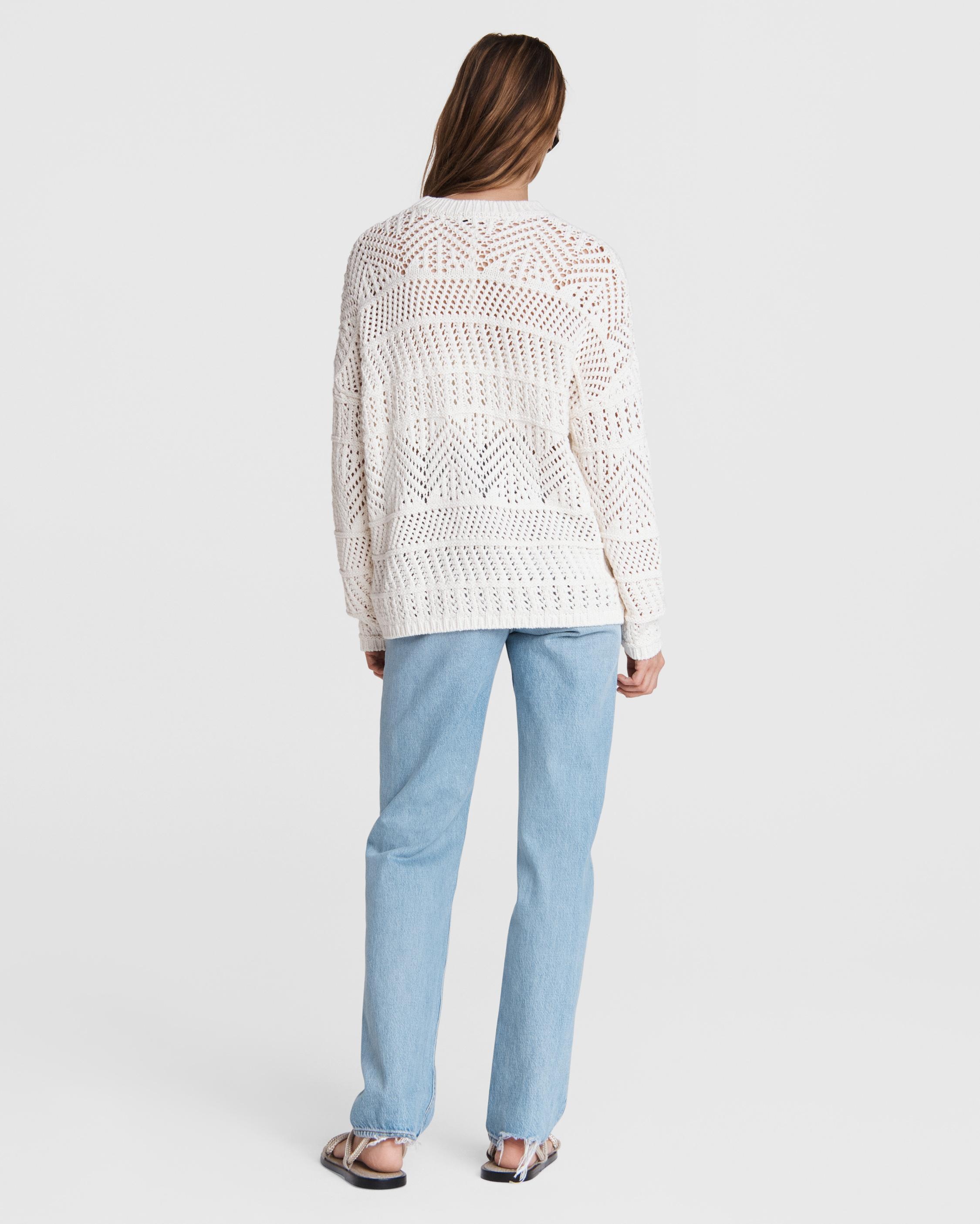 Renee Cotton Novelty Crew
Relaxed Fit Sweater - 5