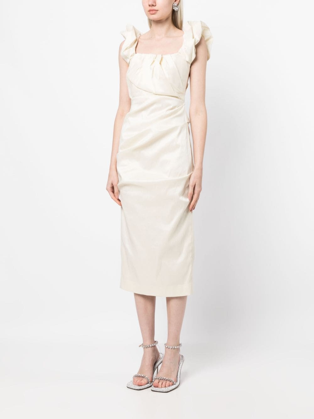 Kalina ruched midi dress - 3