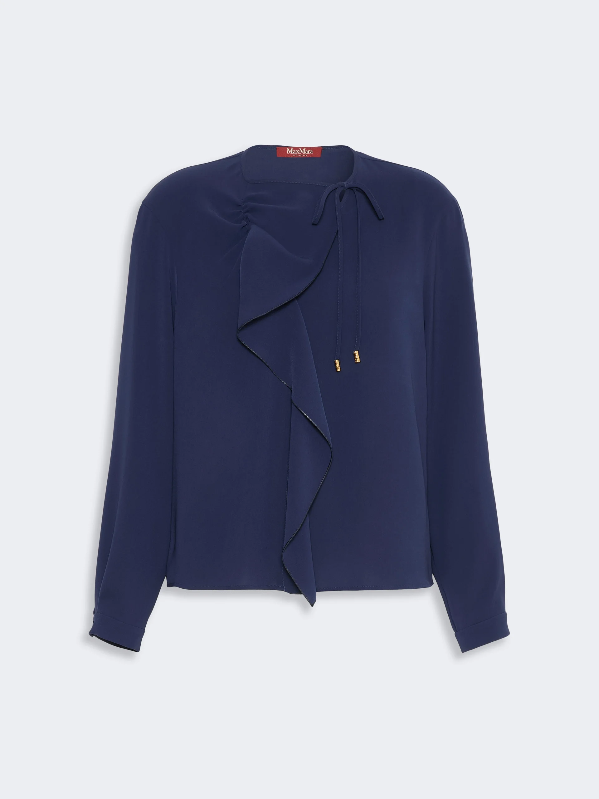 ROTONDO Cady blouse - NAVY - 1