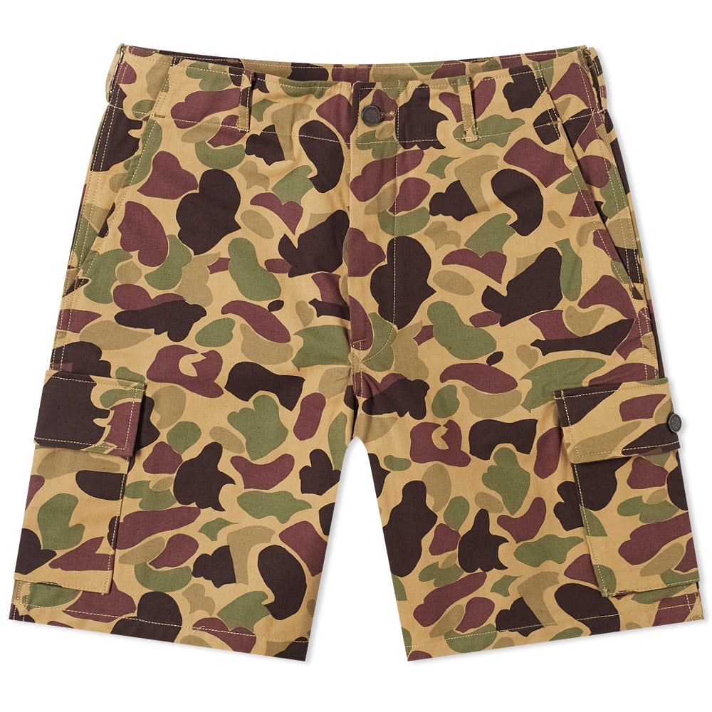 The Real McCoys Beo Gam Camouflage Shorts - 1