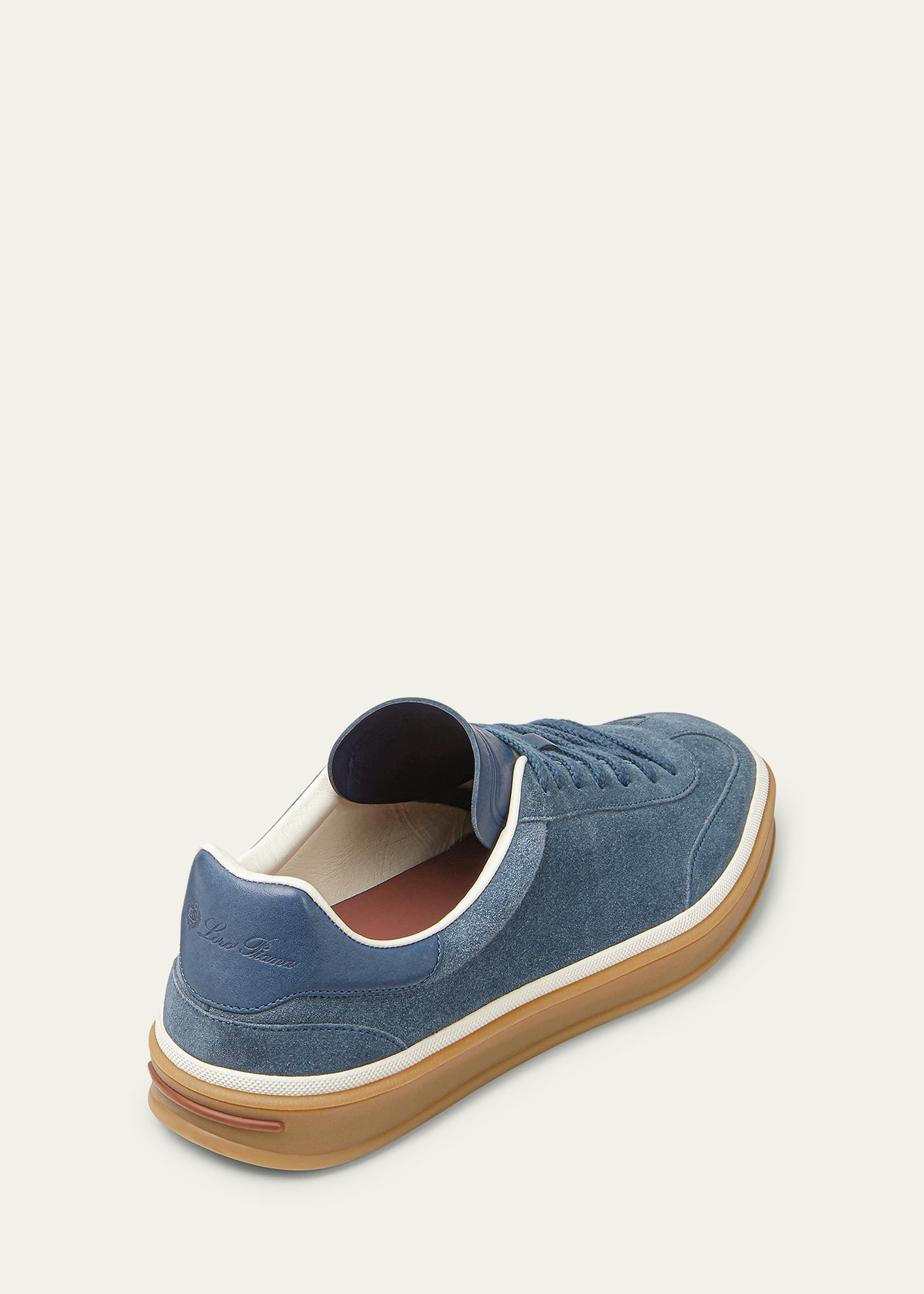 Men's Tennis Walk Suede Low-Top Sneakers - 3