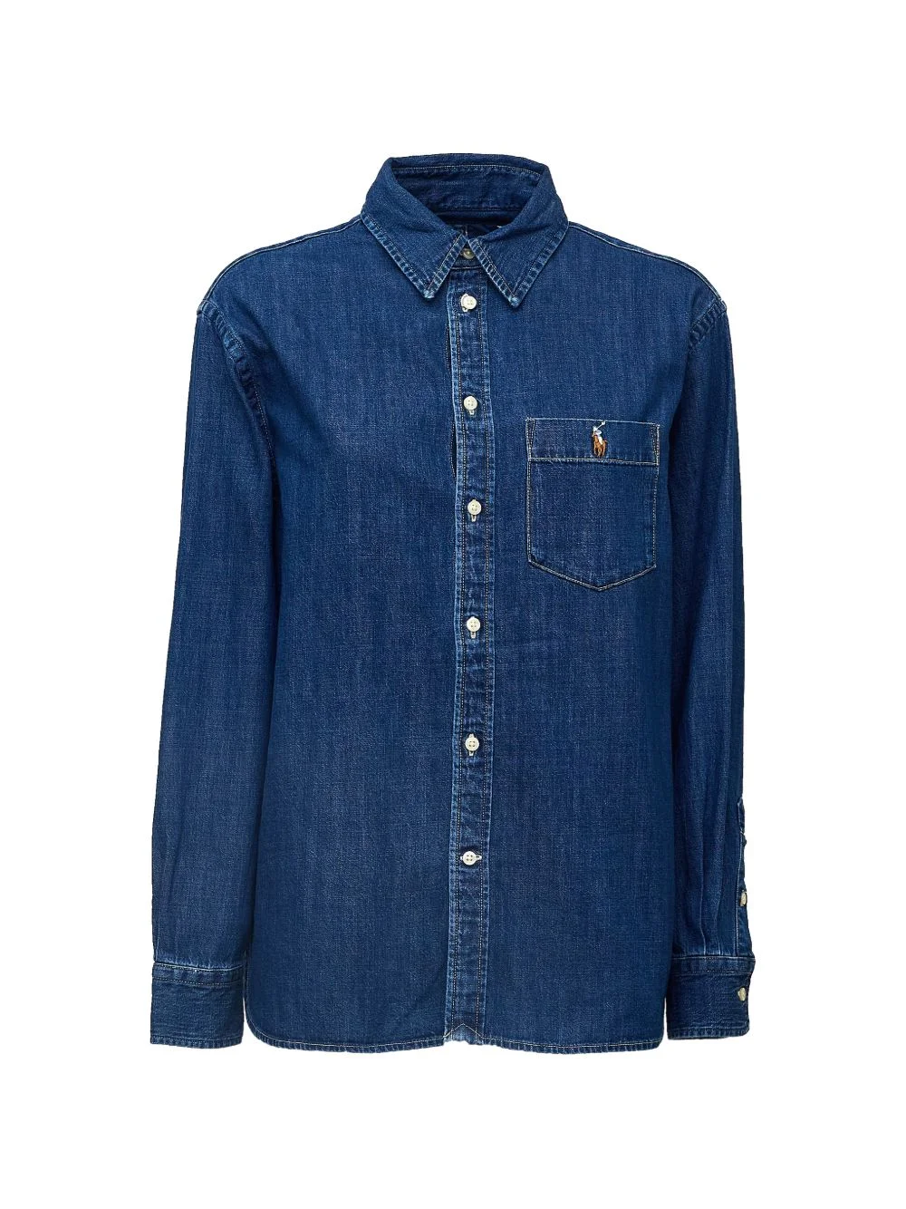The Big cotton denim shirt - 1