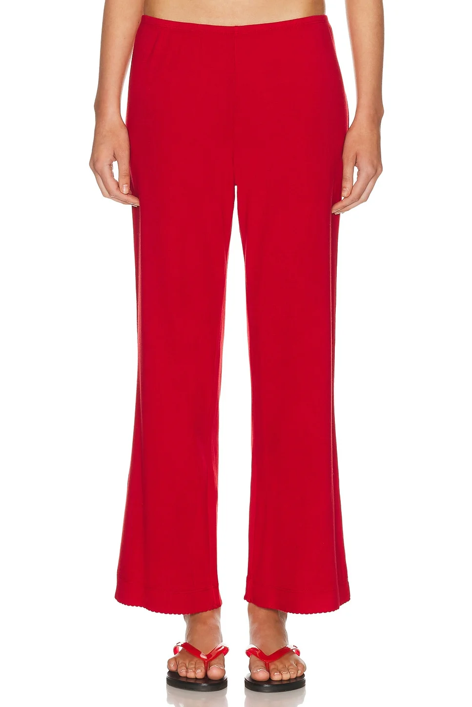 The Baby Rib Scallop Pant - 1