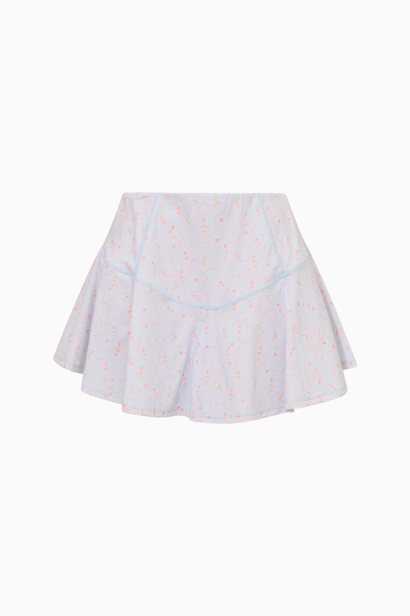 Livetta Blue Floral Active Skirt 1