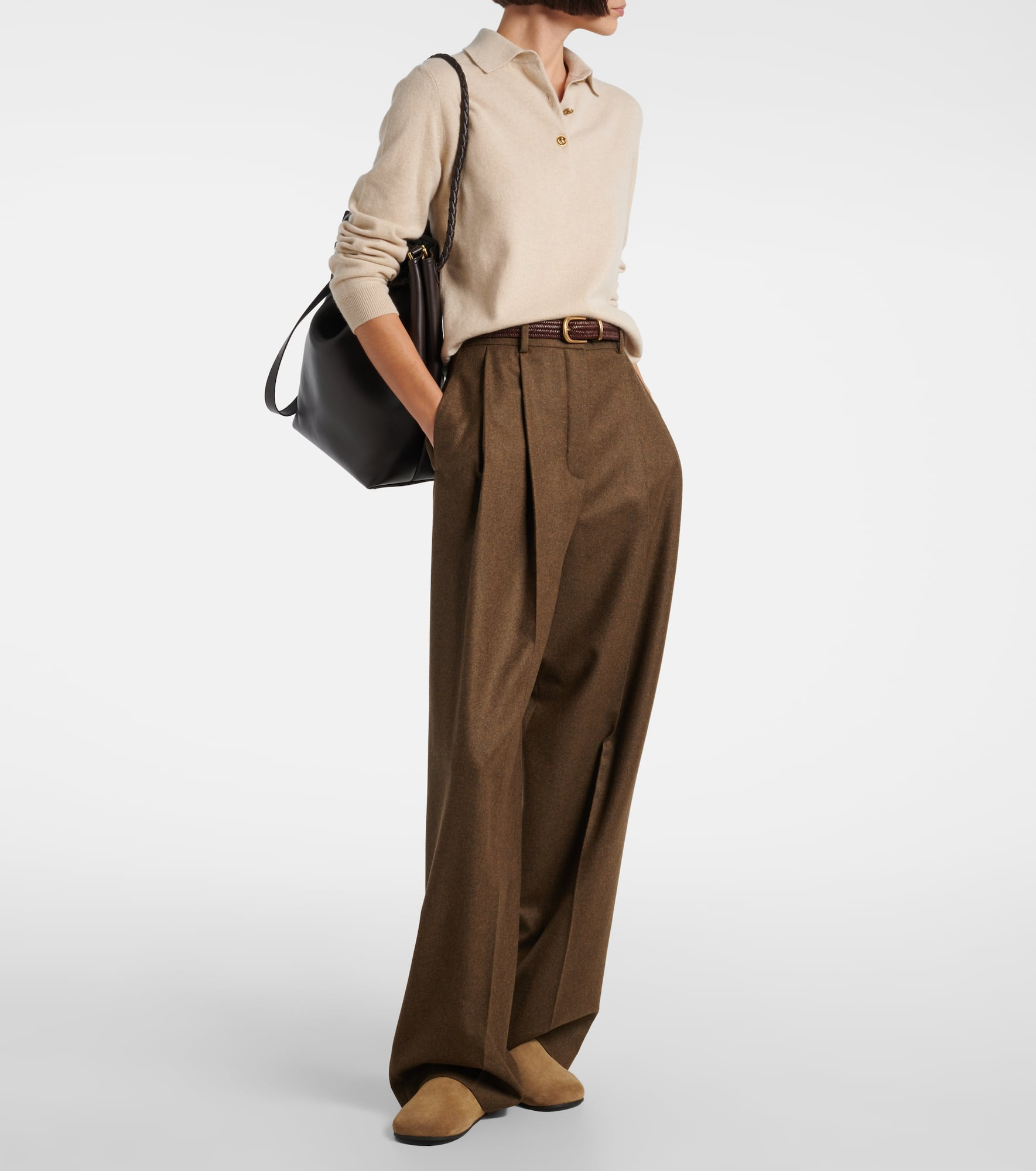 Classic cashmere polo sweater - 2
