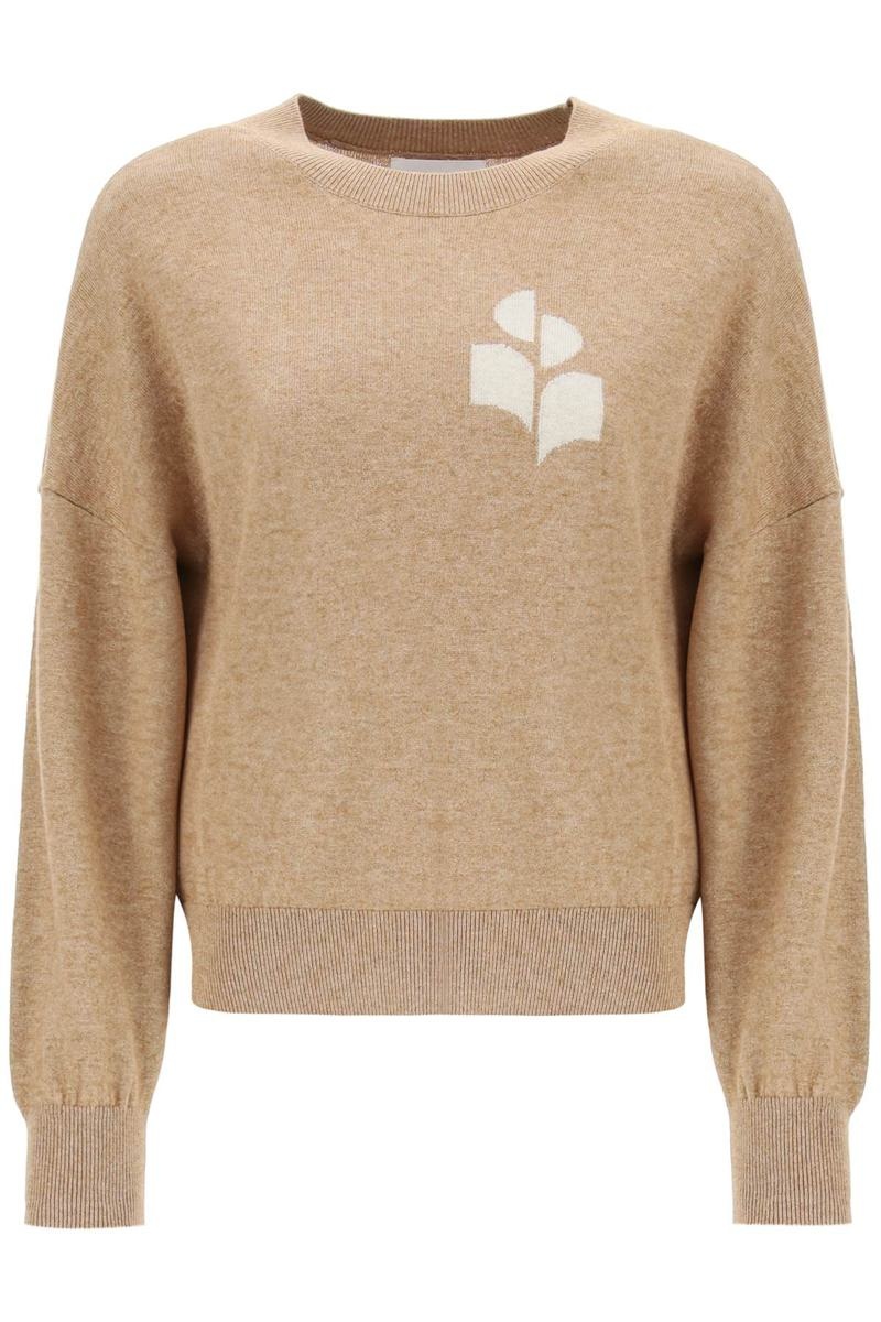 Isabel Marant Étoile MARISANS SWEATER WITH LOGO INTARSIA - 1