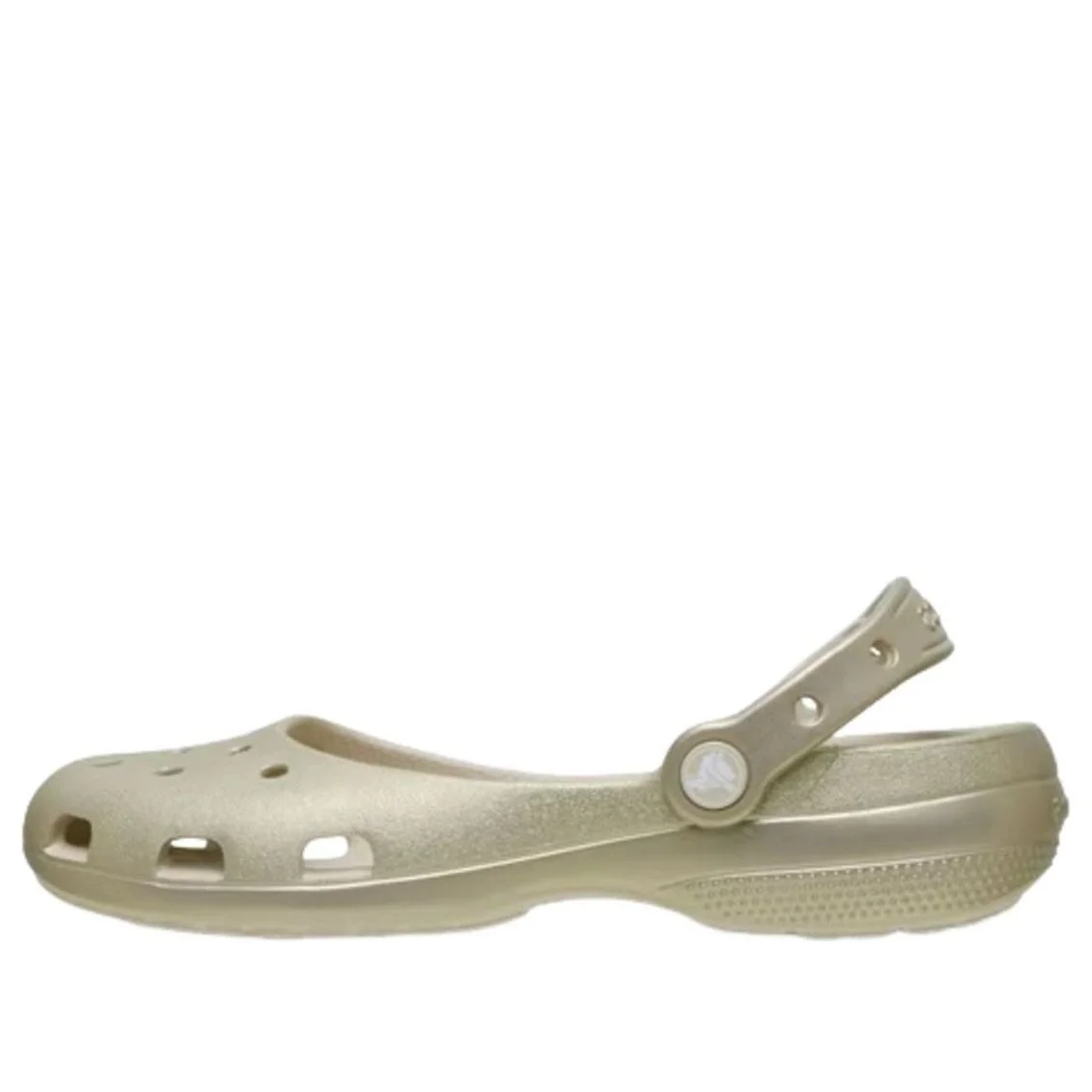 (WMNS) Crocs Classic Metallic Ballet Flats 'Gold' 214282-710 - 1