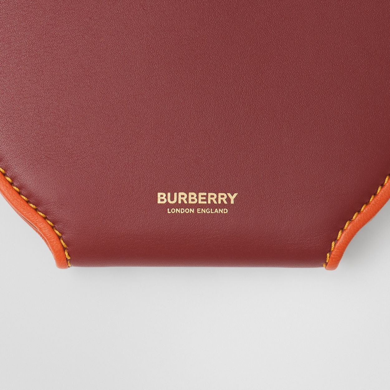 Topstitched Leather Olympia Card Case - 2