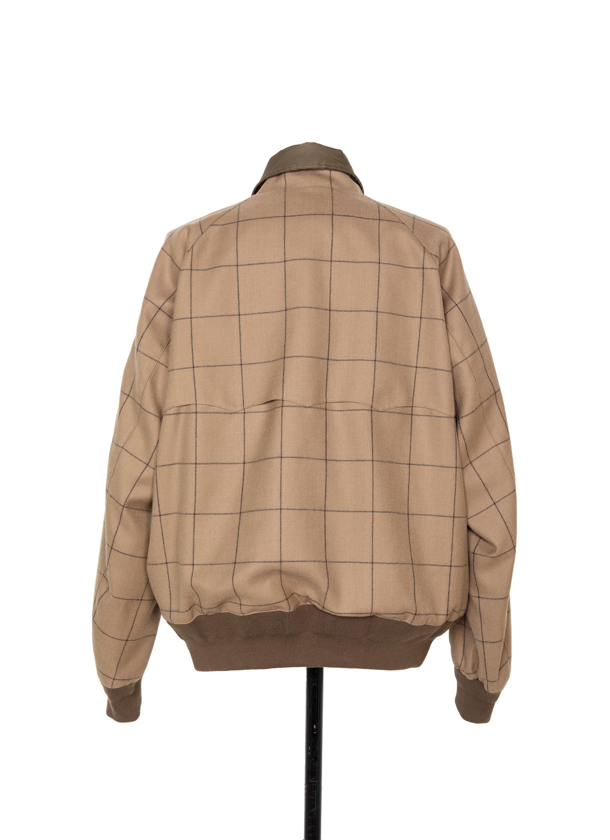 Windowpane Blouson - 3