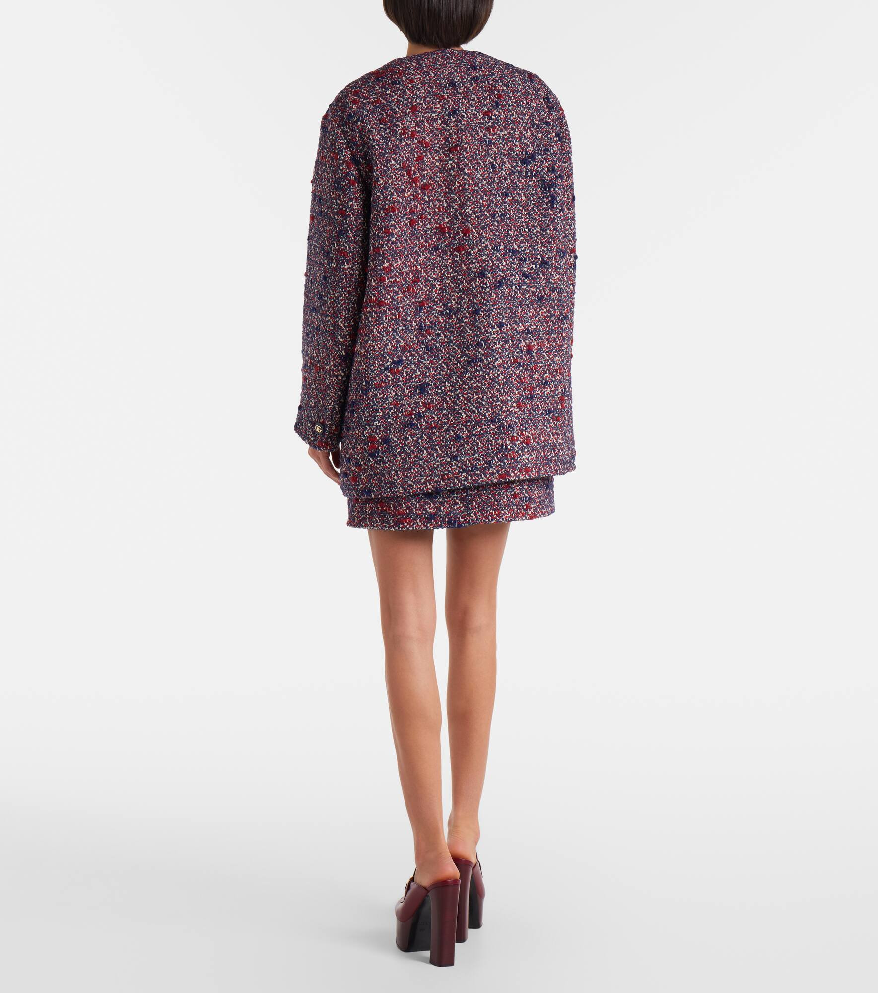 Wool-blend tweed jacket - 3
