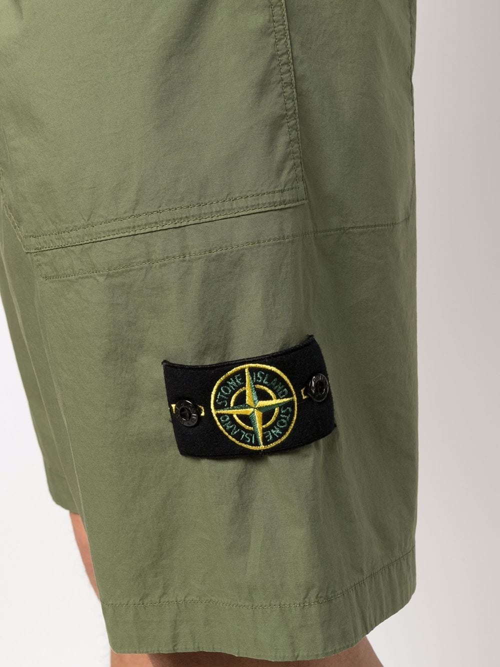 Compass-patch Bermuda shorts - 5