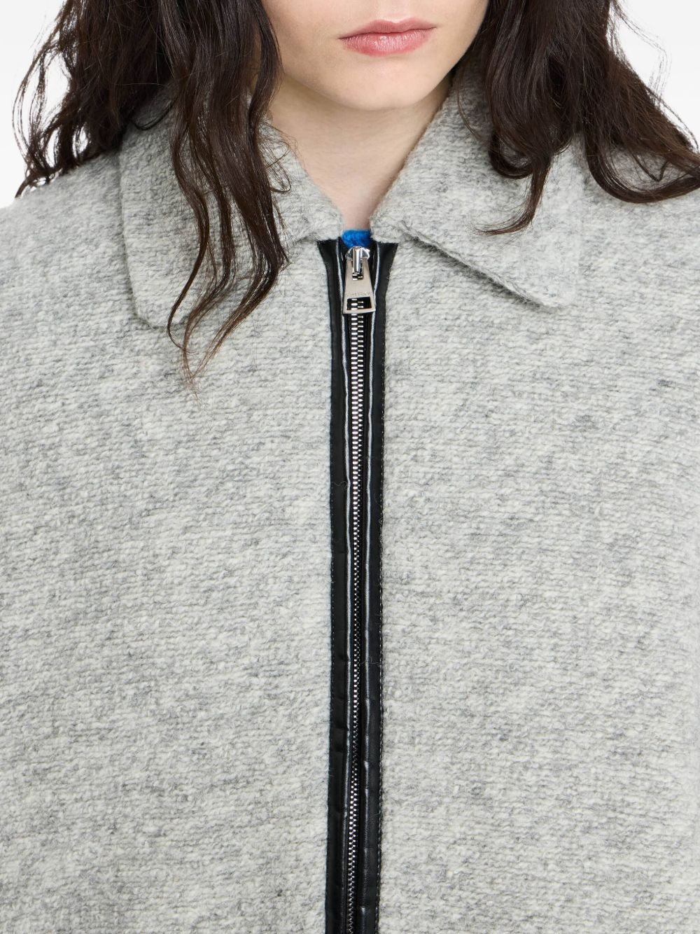 cotton collared jacket - 6