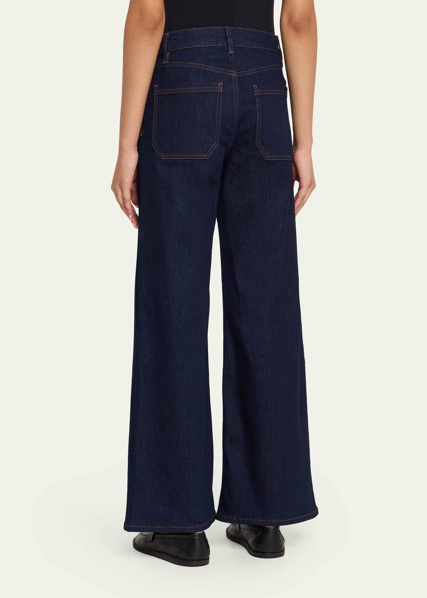 Le Slim Palazzo Modernist Pocket Jeans - 3