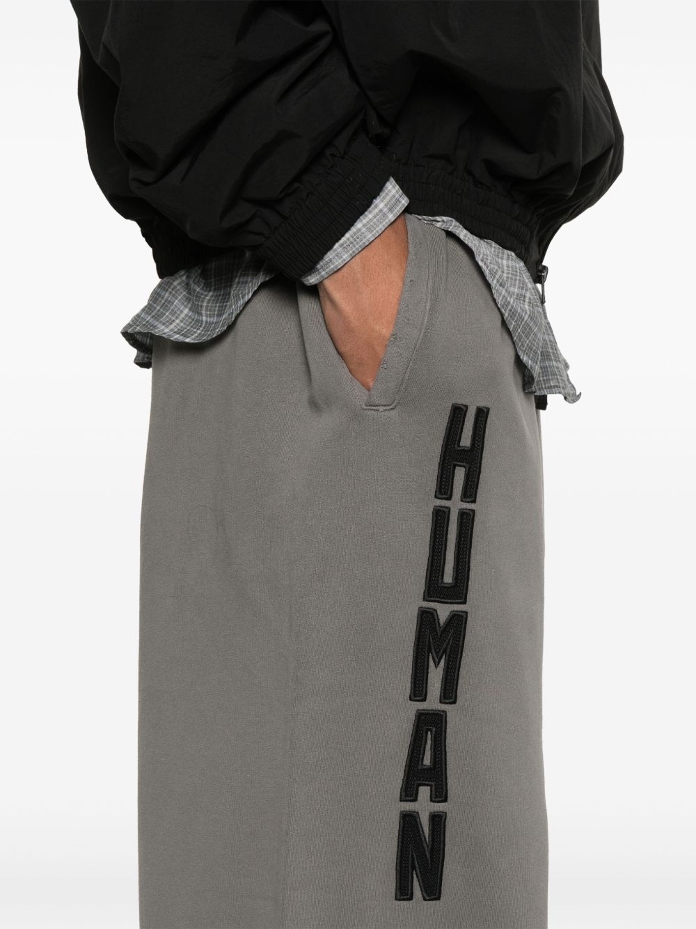 cotton track pants - 5