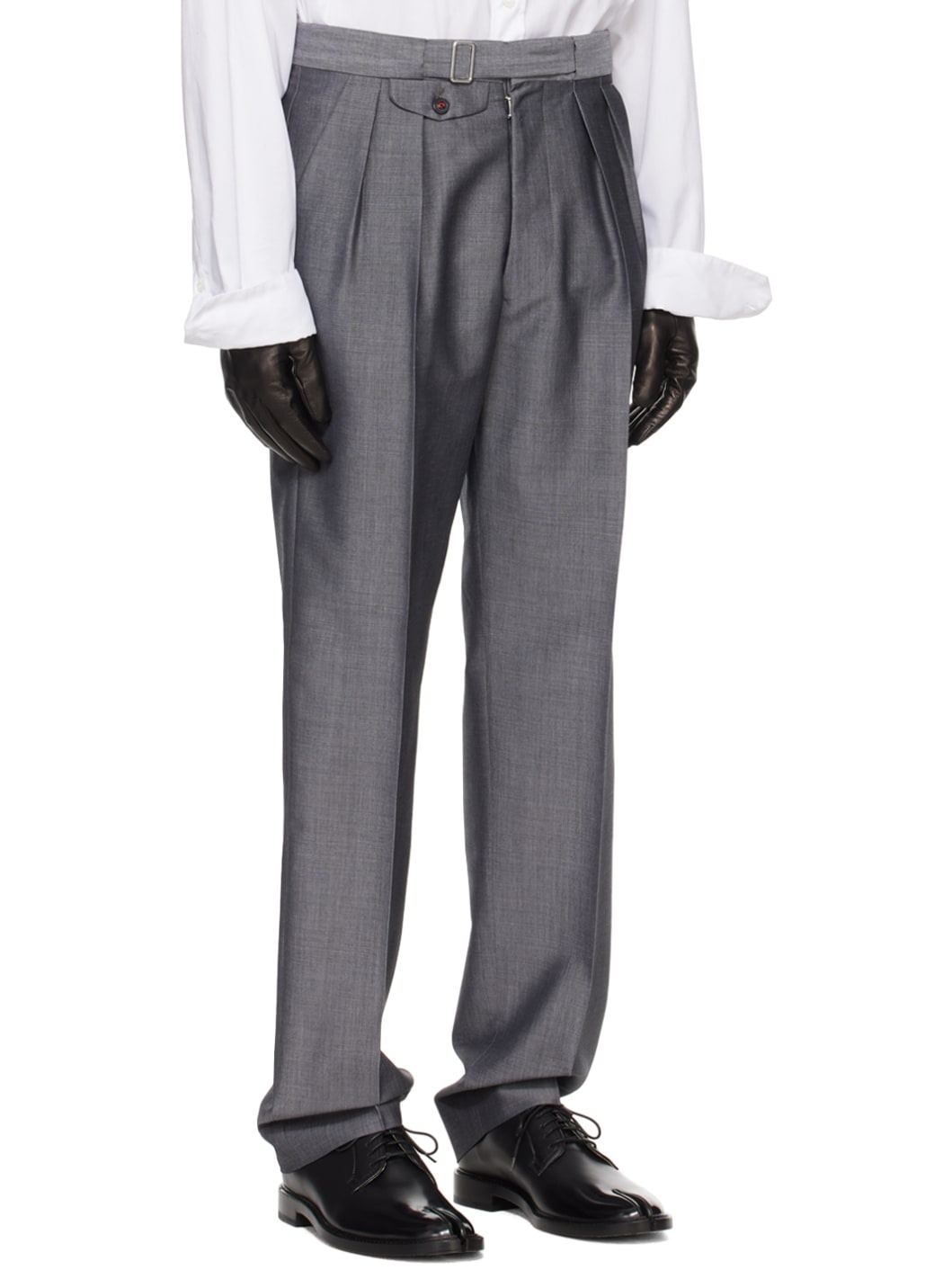 Gray Pocket Trousers - 2
