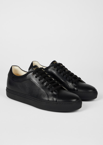 Paul Smith Black Leather 'Basso' Trainers outlook