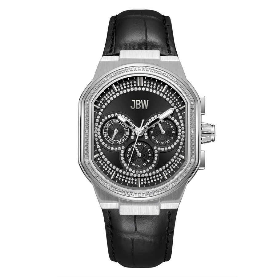 Jbw - JBW Orion Collection GMT Automatic Black Dial Men's Watch J6408C - 1