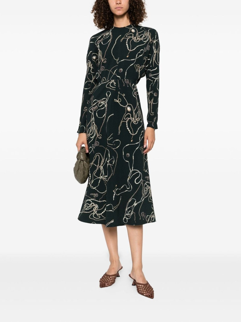 Victoria Beckham long-sleeve dress outlook