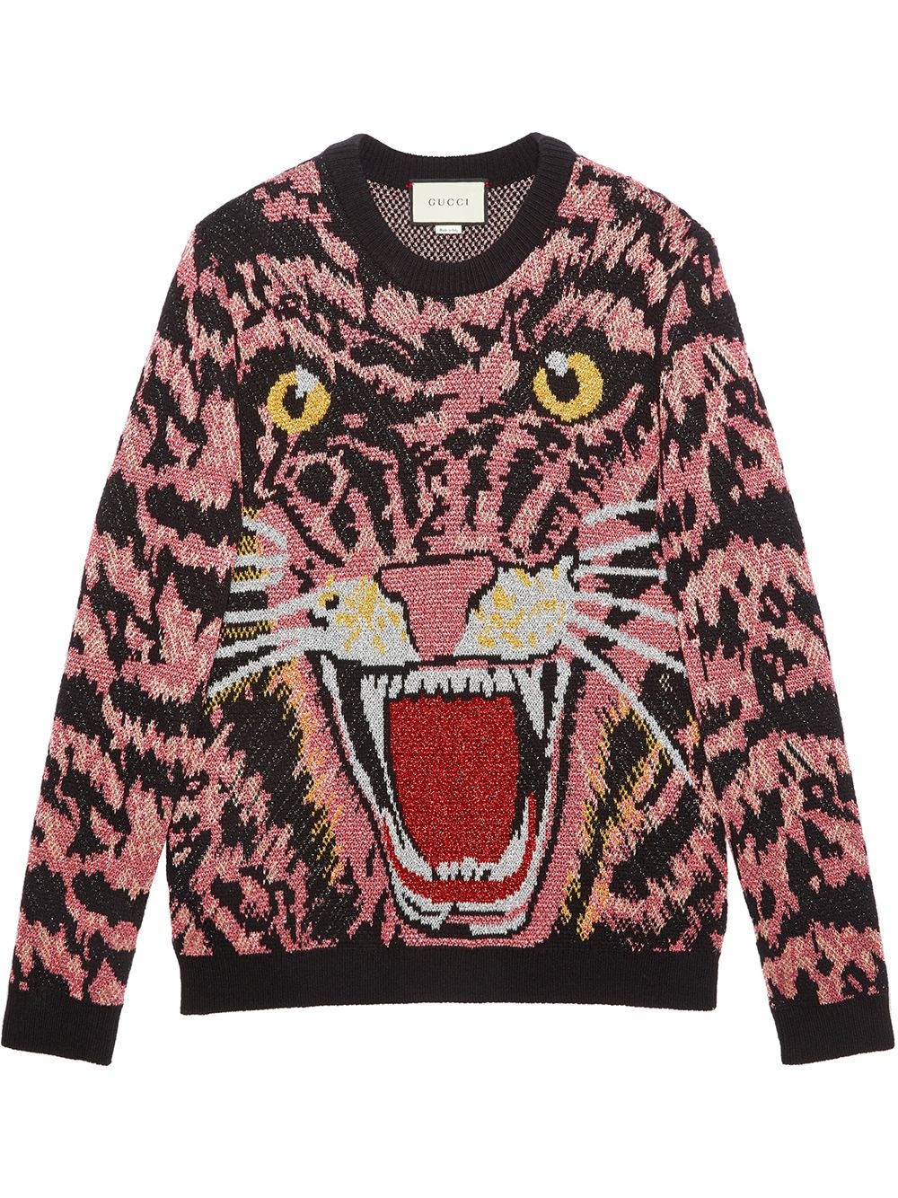 Lurex wool tiger sweater - 1