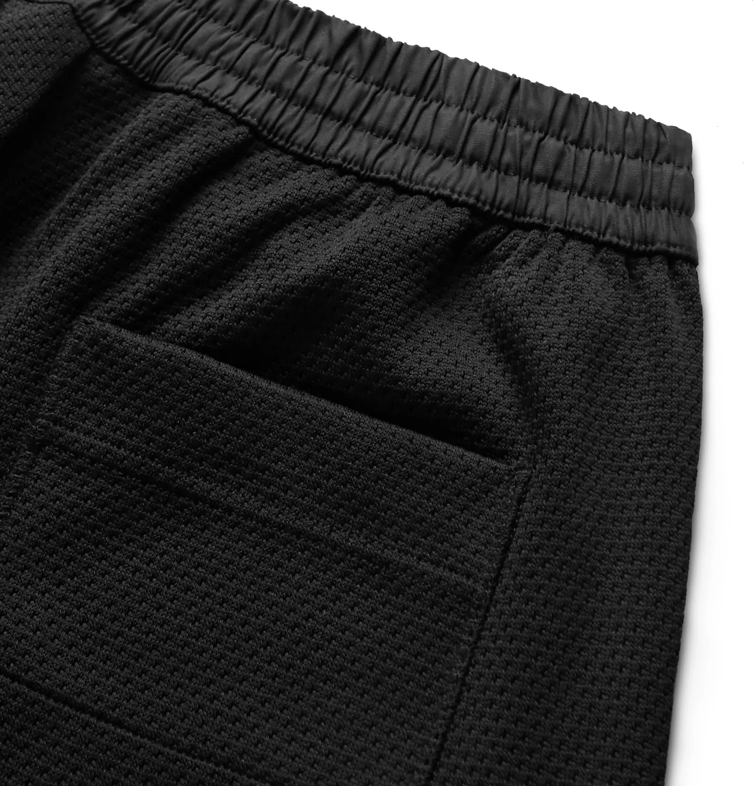 Logo-Appliquéd Mesh Drawstring Shorts - 5