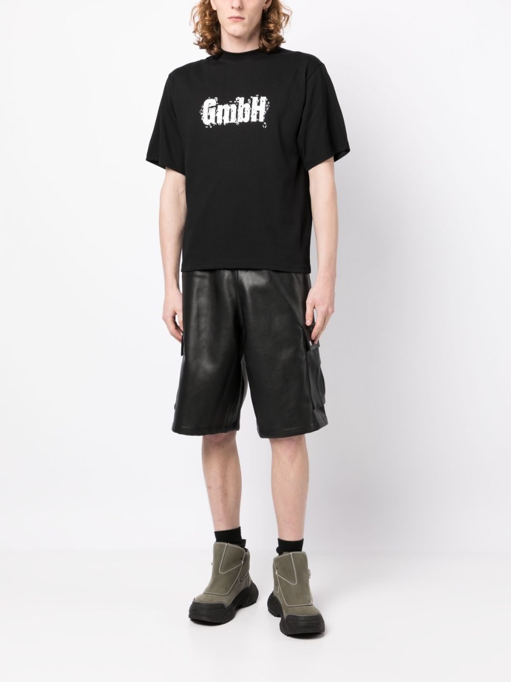 logo-print crew-neck T-shirt - 2