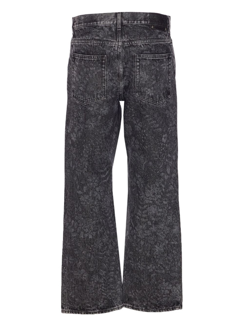 Golden Goose marble-effect jeans outlook
