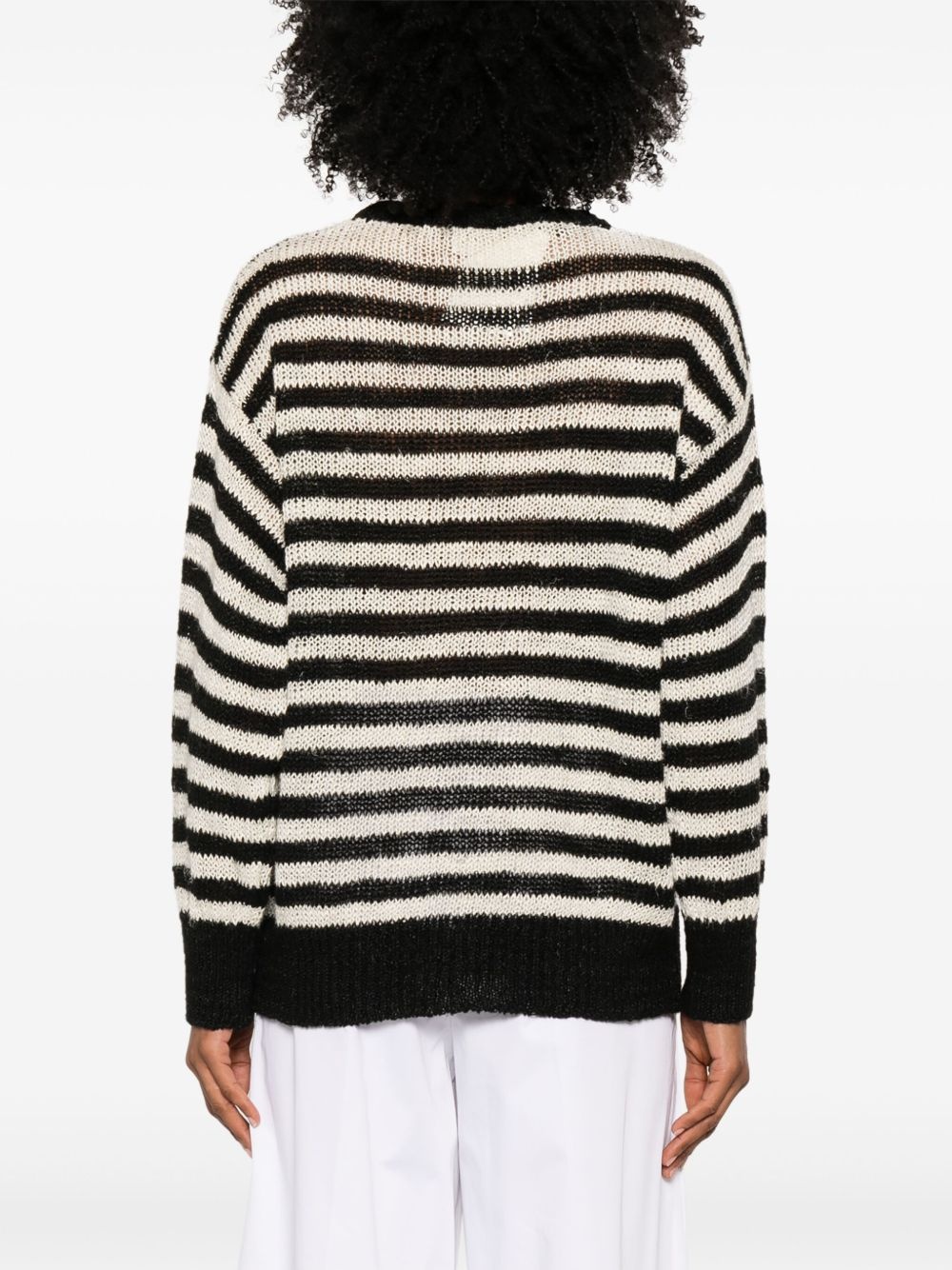 striped sweater - 4