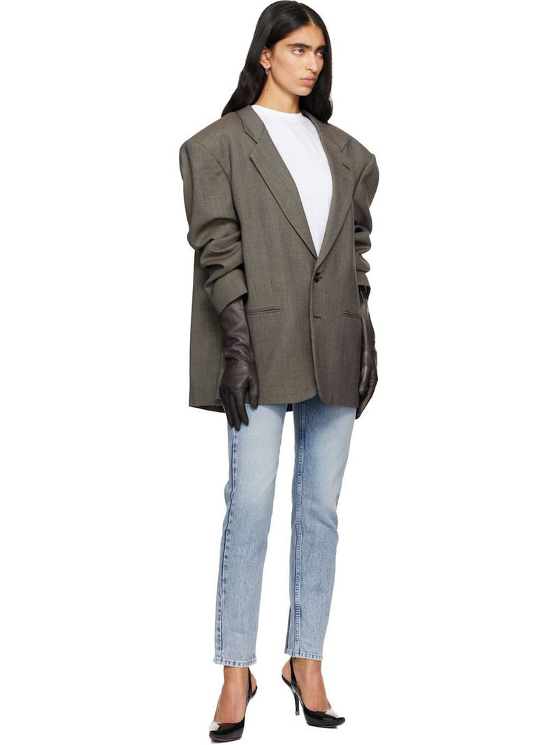 MM6 Maison Margiela Blue Straight-Leg Jeans outlook