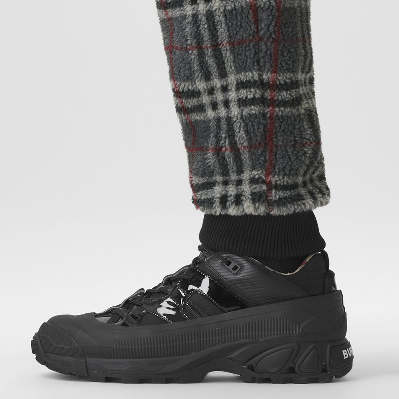 Check Fleece Jogging Pants 3