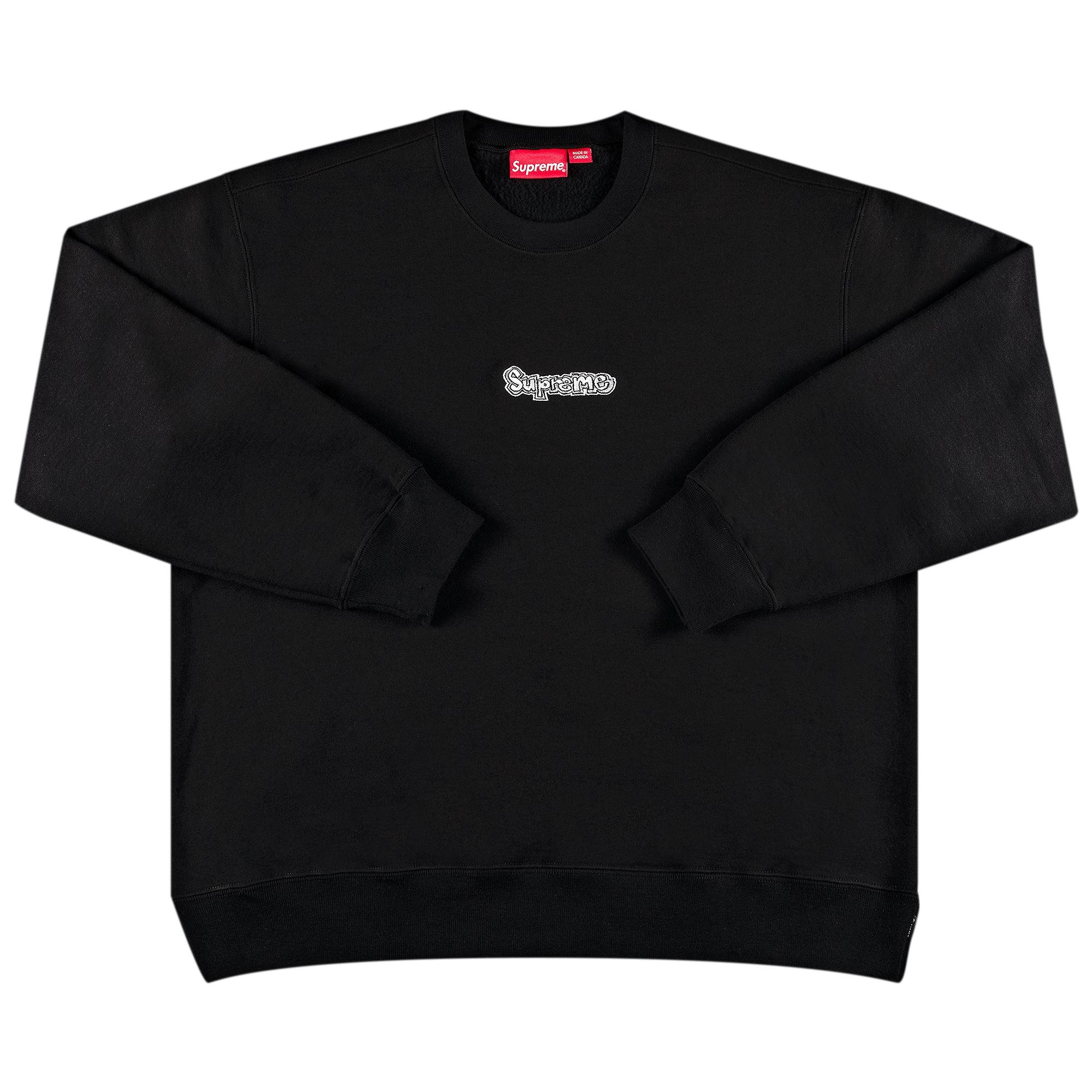 Supreme Gonz Logo Crewneck 'Black' - 1